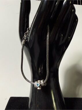 Samuel B Sterling Silver & Gemstone Bracelet